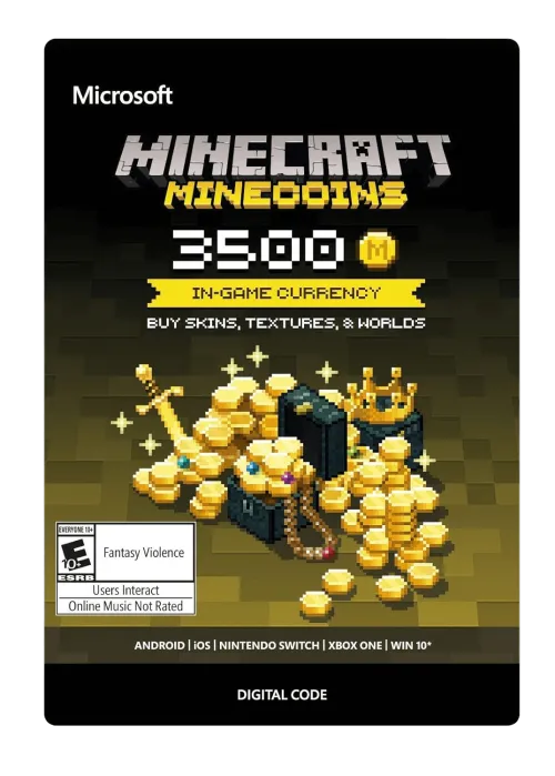 Minecraft 3500 MineCoins Gutschein